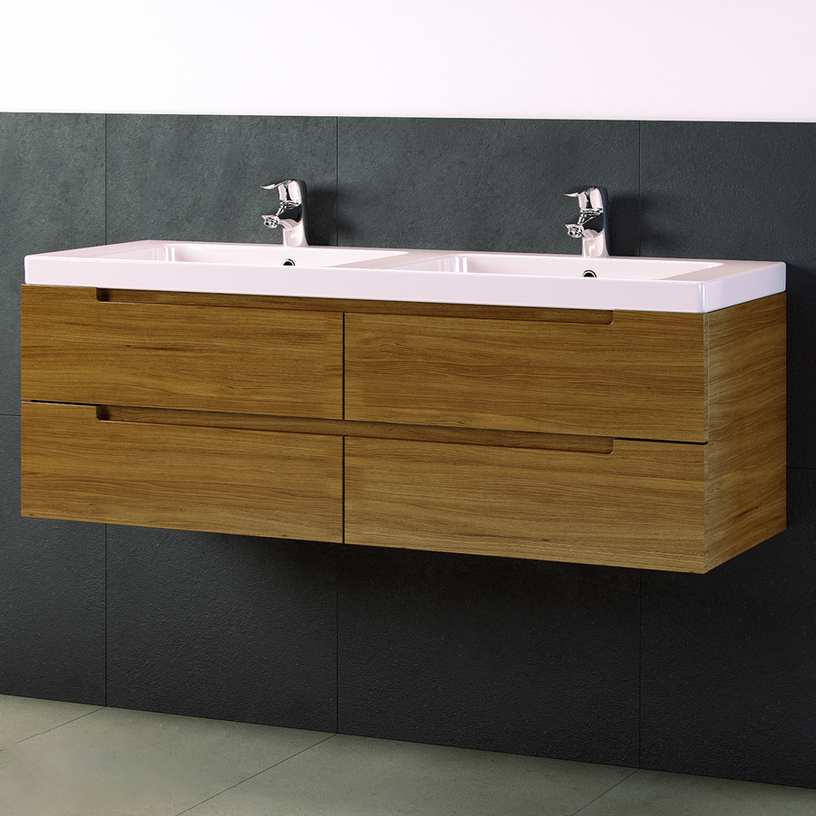 Villeroy & Bosh double bowl washbasin